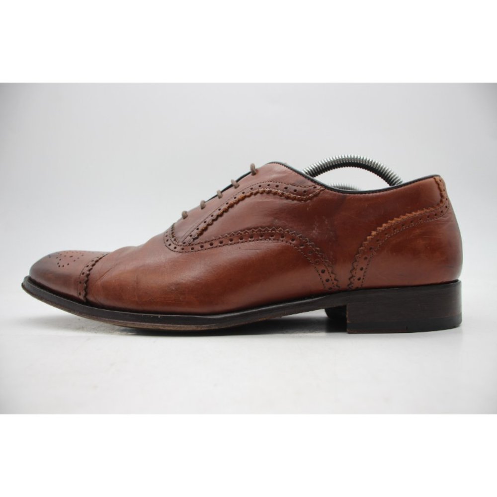 To Boot New York Adam Derrick Men's Size 10 Brown WingTip Dress Shoes - Picture 4 of 13